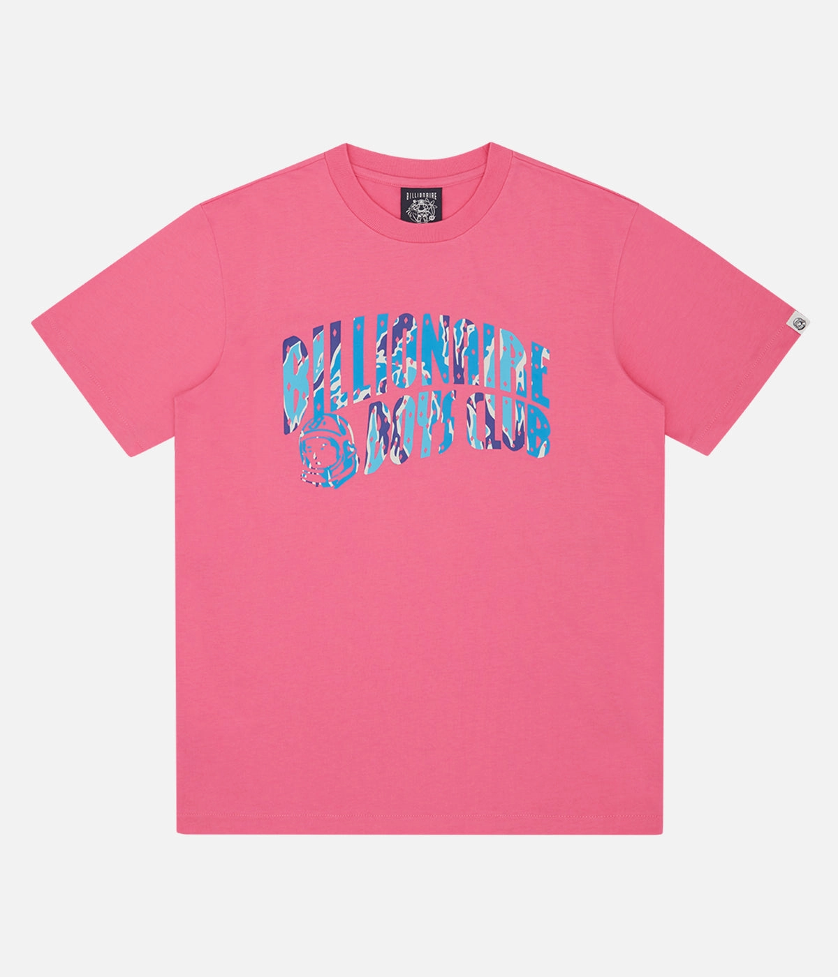 Billionaire Boys Club Camo Arch Logo T-Shirt Non Iron Fabric Adjustable Hem