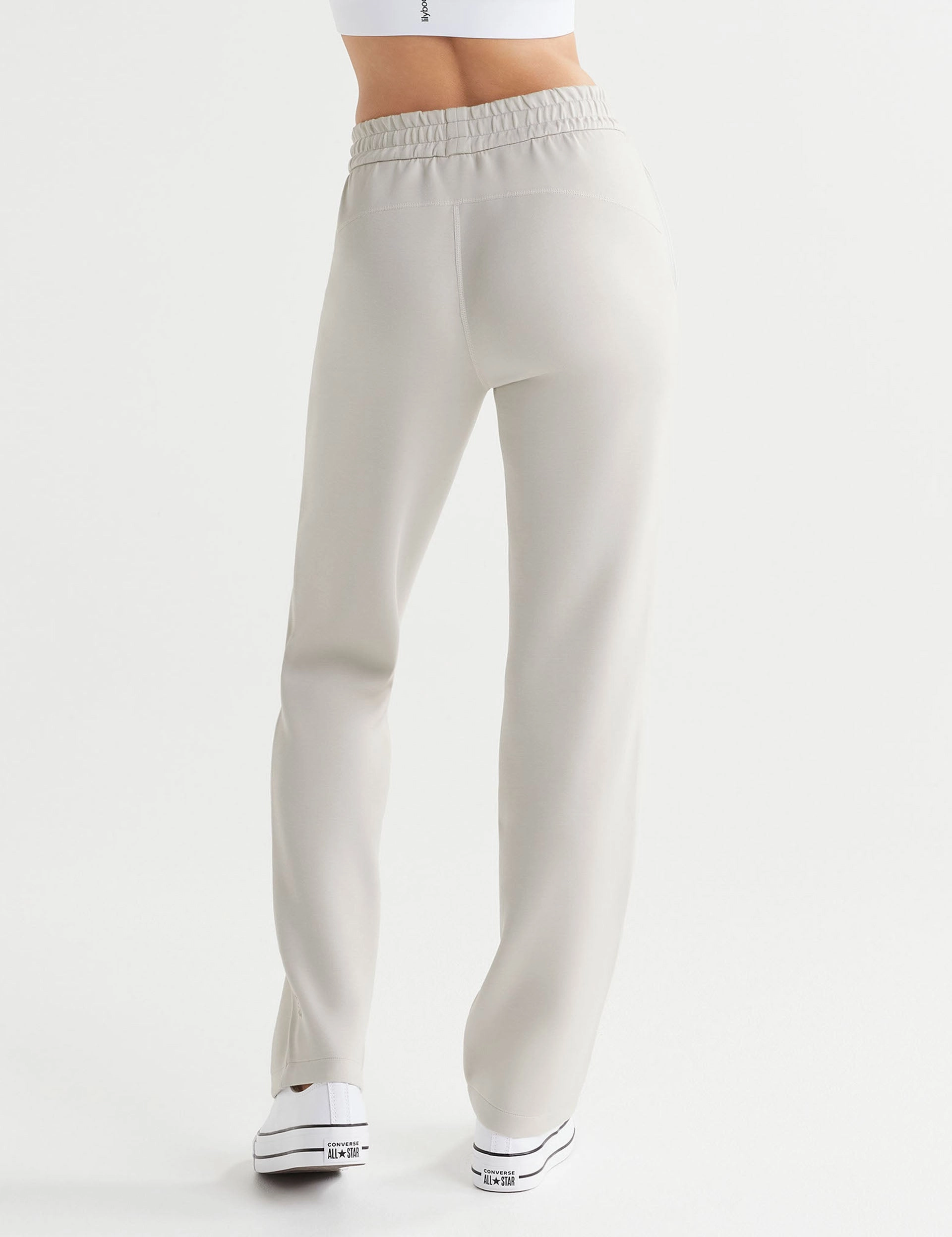 Aimie Relaxed Fit Jogger - Sand StretchRecoveryFabric StretchableWaist