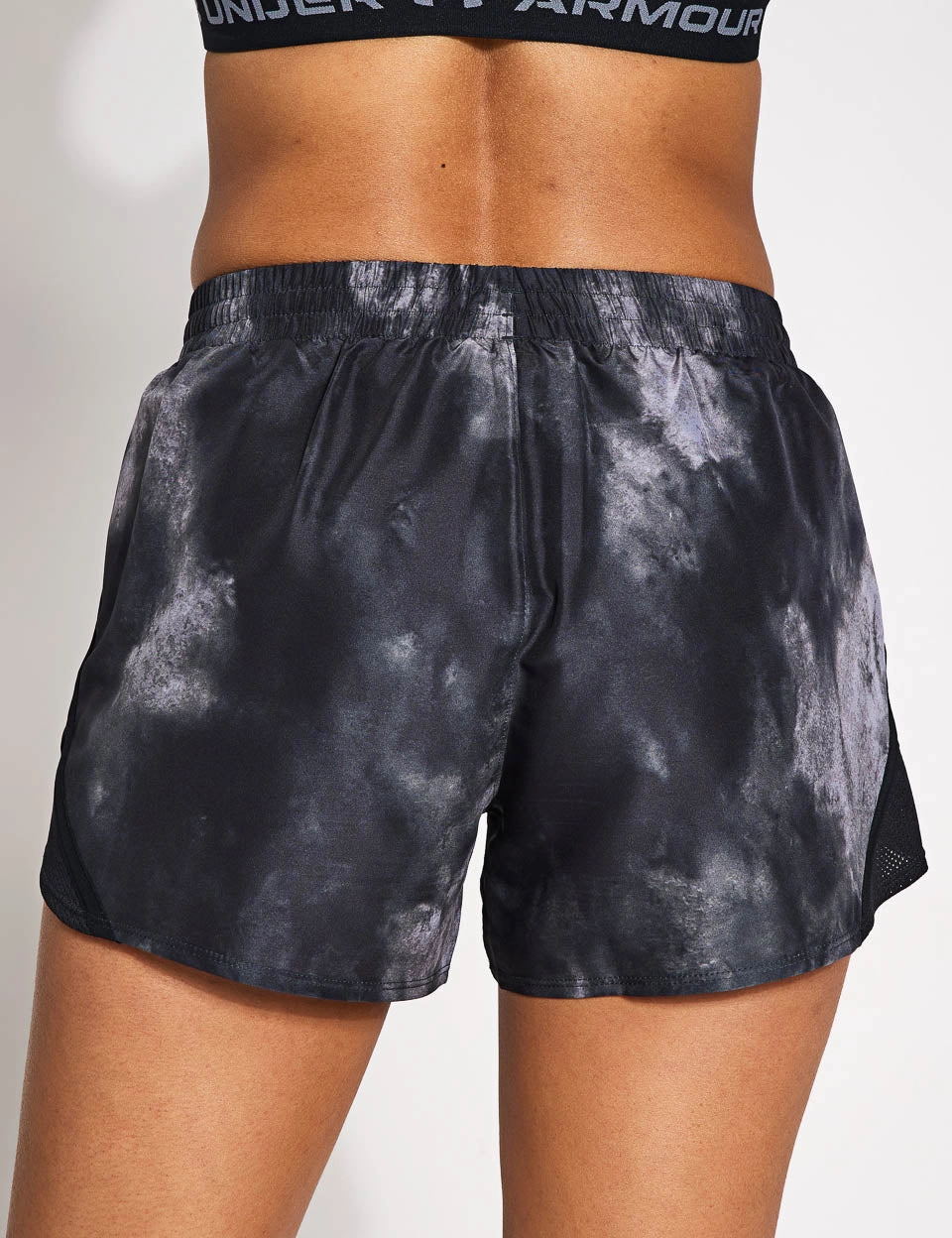 Fly-By Printed 3" Shorts - Black/Reflective Gym Wear
