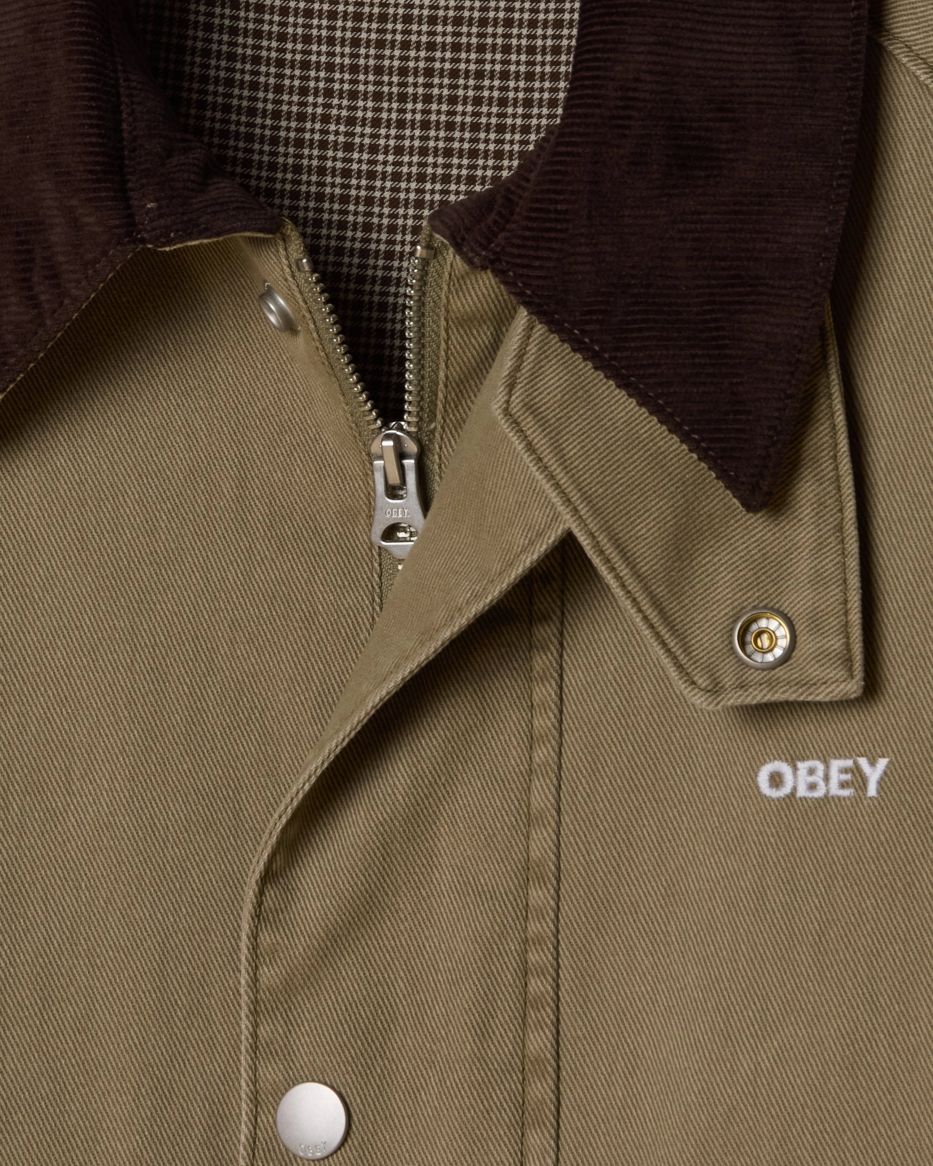Obey Caden Work Jacket FleeceLined