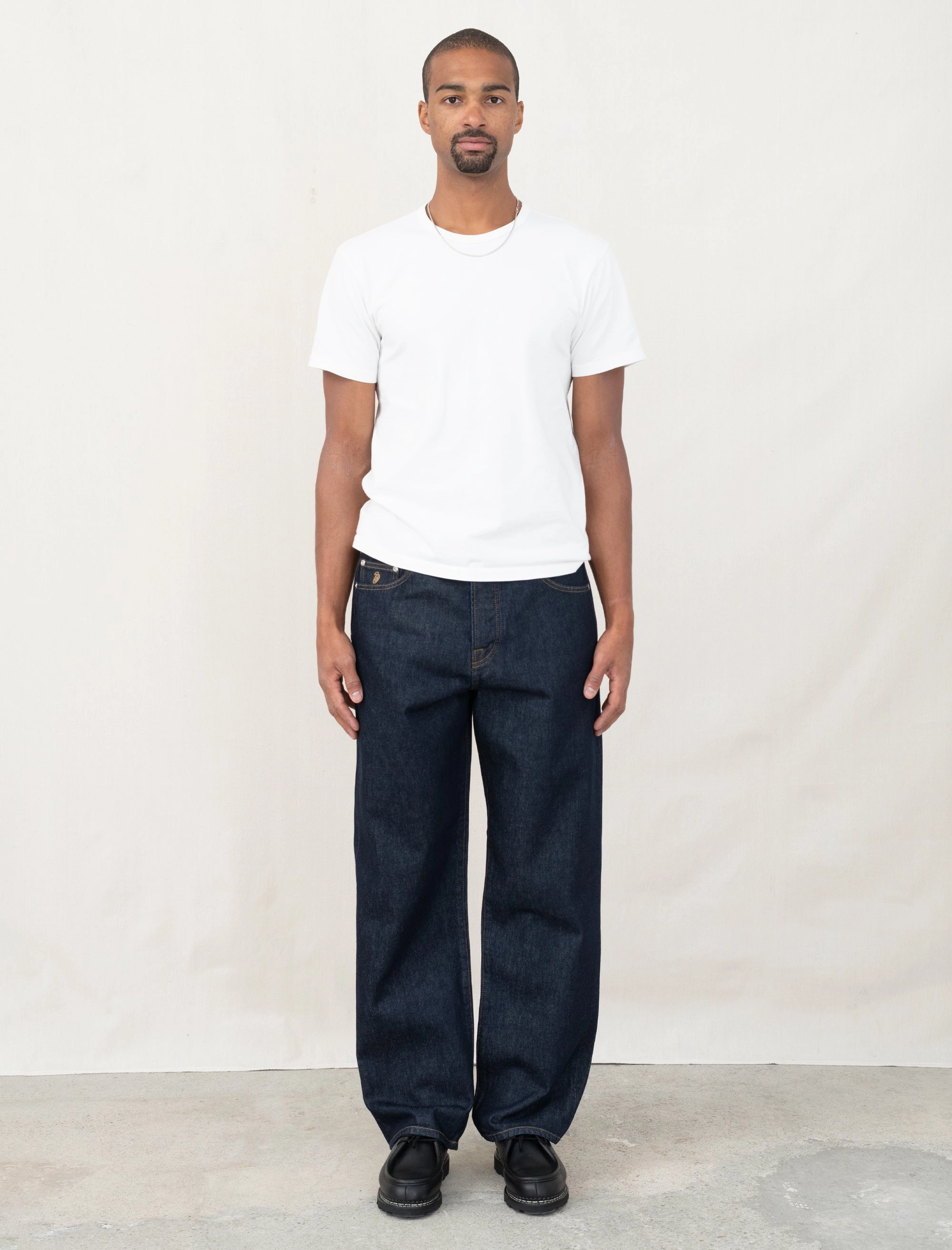 Big Ol Jean Denim (Rinsed Indigo) StretchWaistband No Irritation Seams