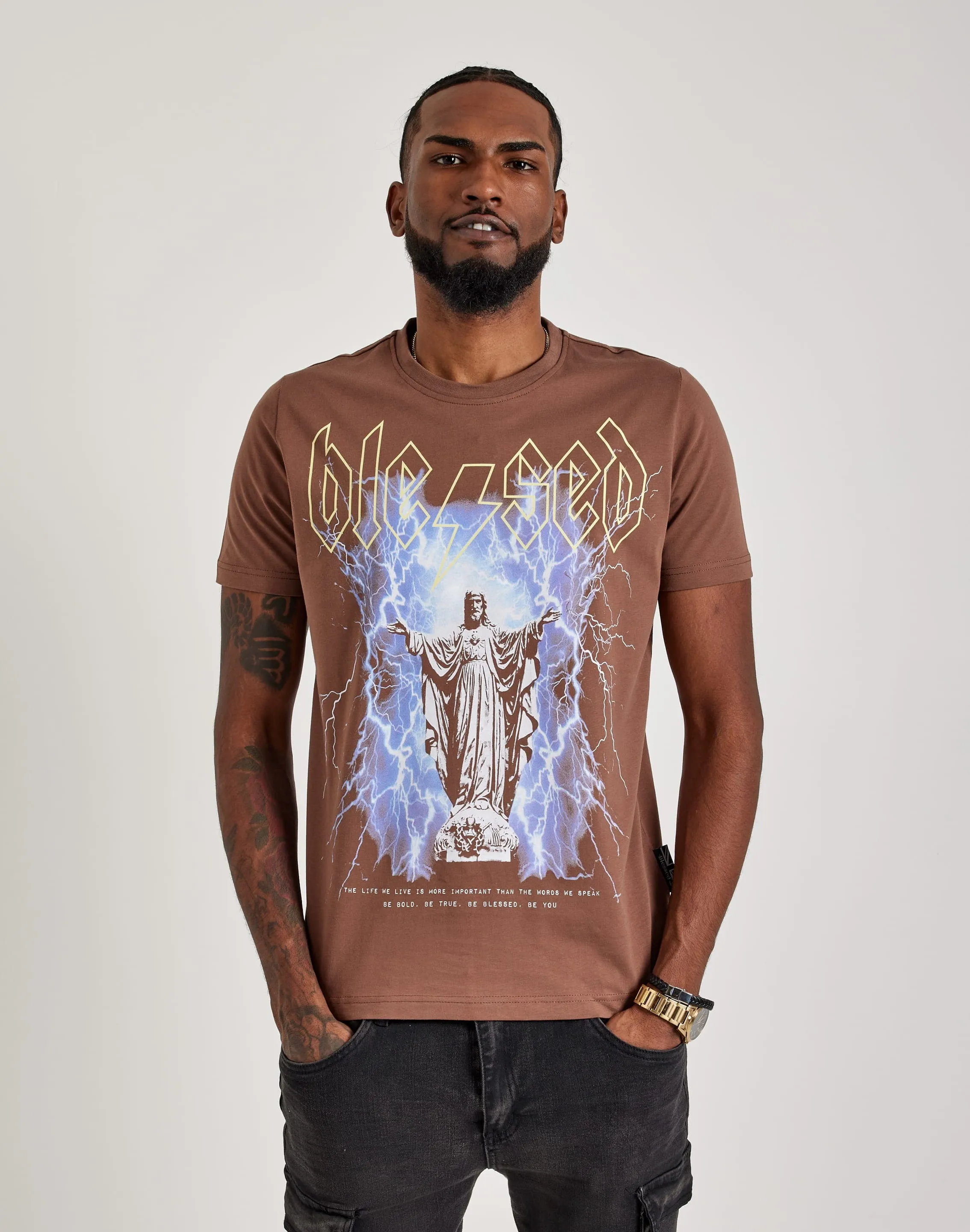 Blessed UK From Those Above Tee Chic Fit
