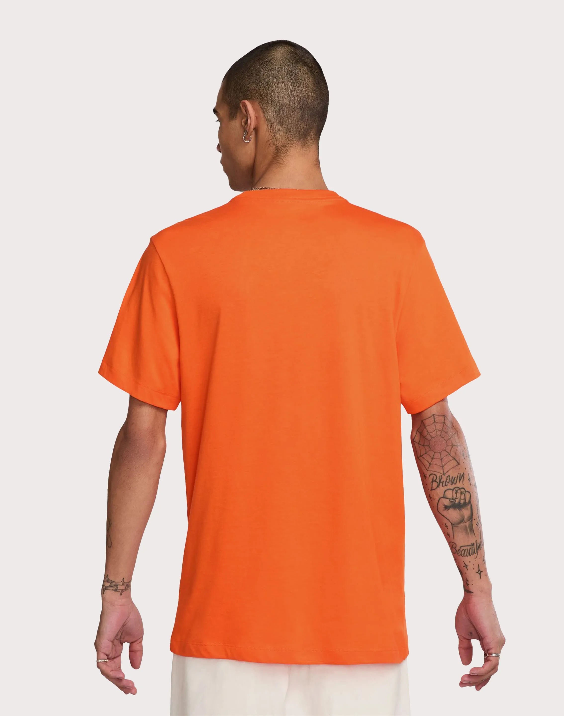 Sunset Scene Heavy Silk Nike Nike Sportswear Club Men's Orange Tee