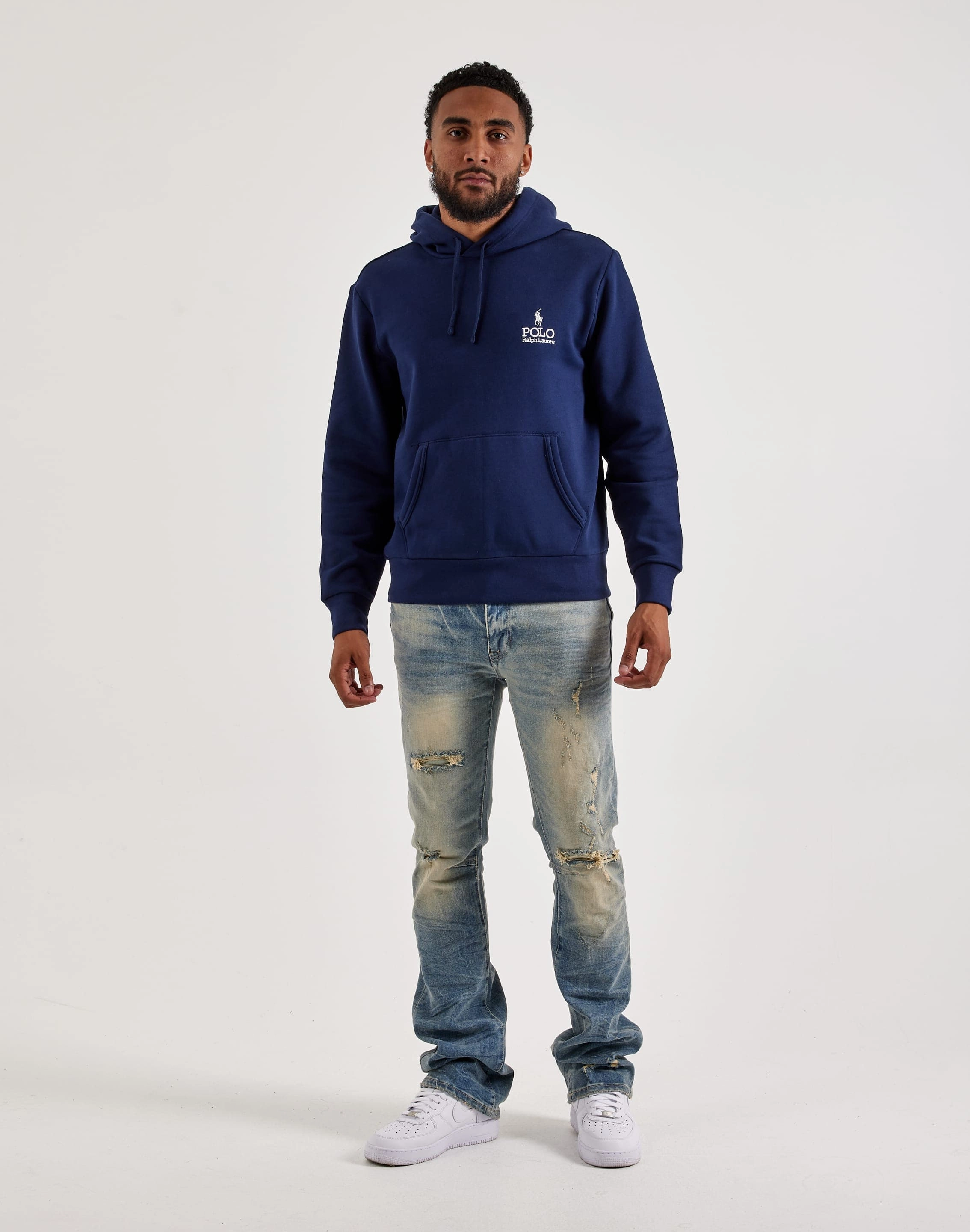 Polo Ralph Lauren Embroidered Logo Fleece Hoodie FlexibleCuff