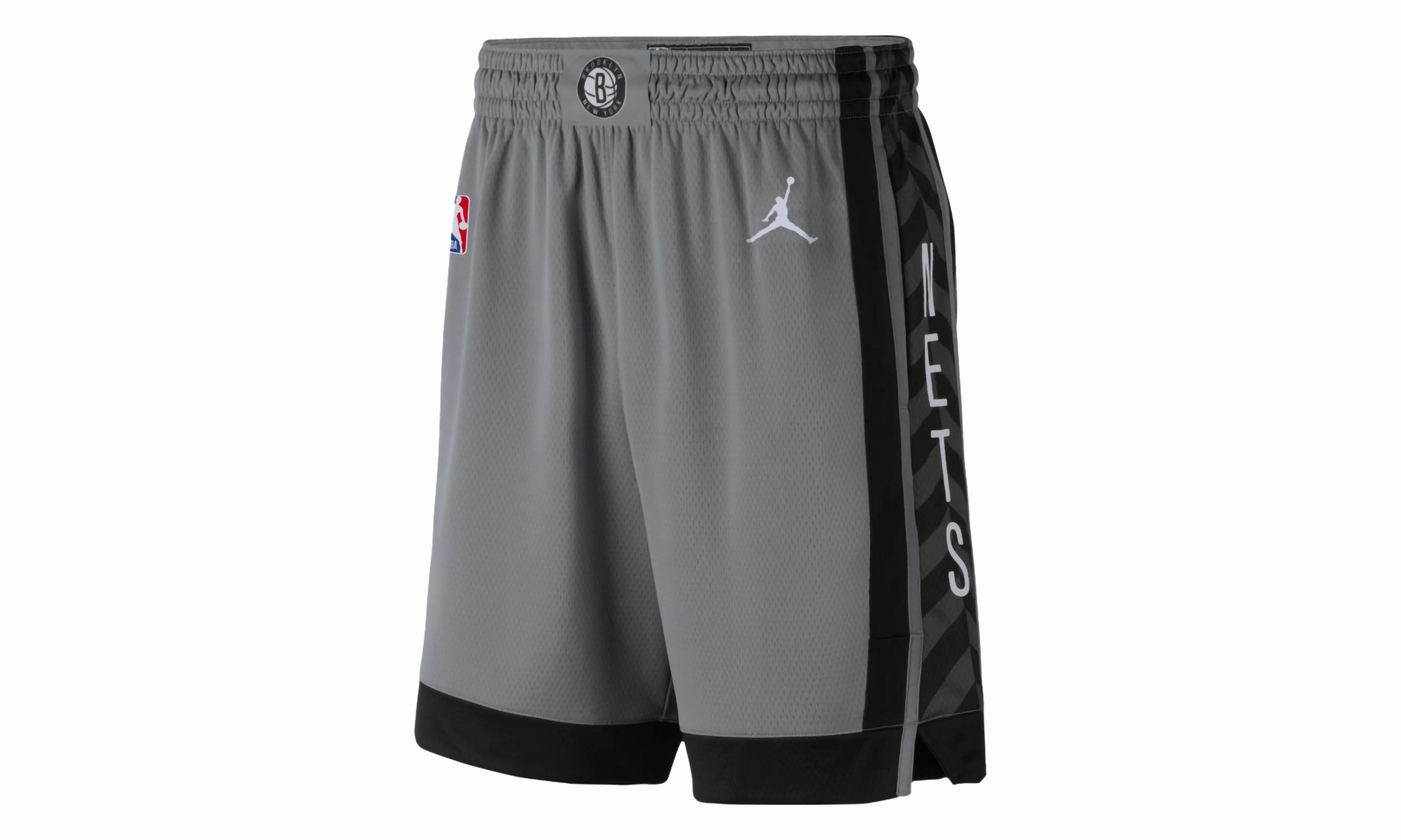 Brooklyn Nets Nba Edition Shorts Mens Style : Cv8613 "GREY" Soul Ease Ventilation Panels
