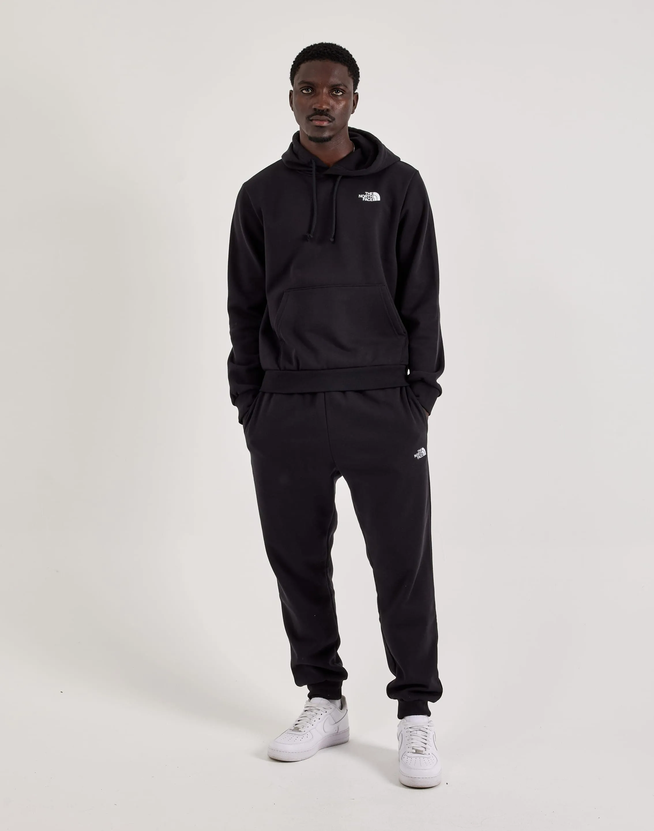 The North Face Evolution Box Logo Fleece Hoodie Adjustable Waistband WaterRepellentFinish