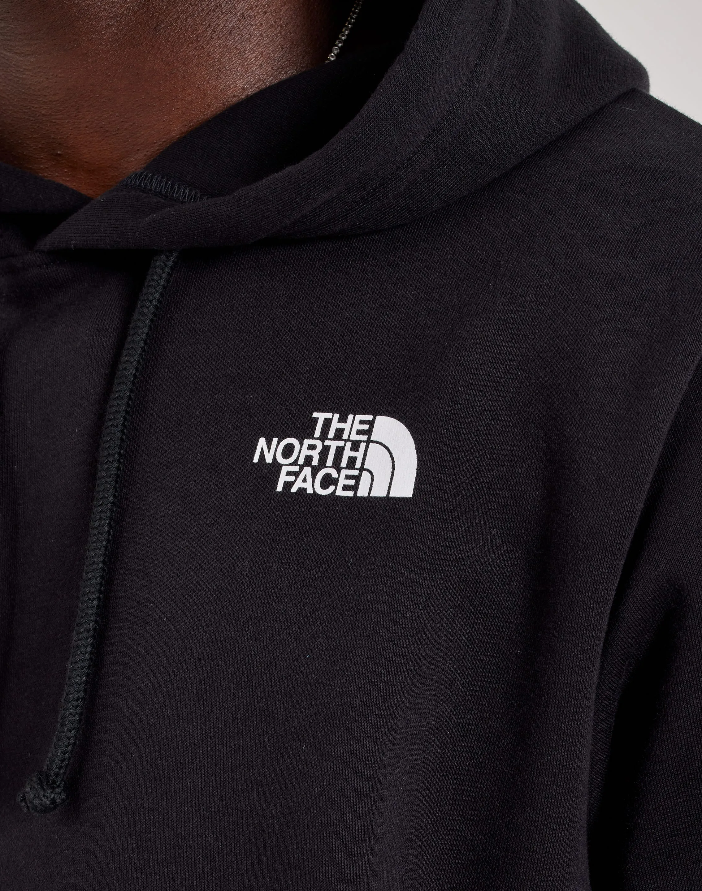 The North Face Evolution Box Logo Fleece Hoodie Hygienic Finish Love Glow