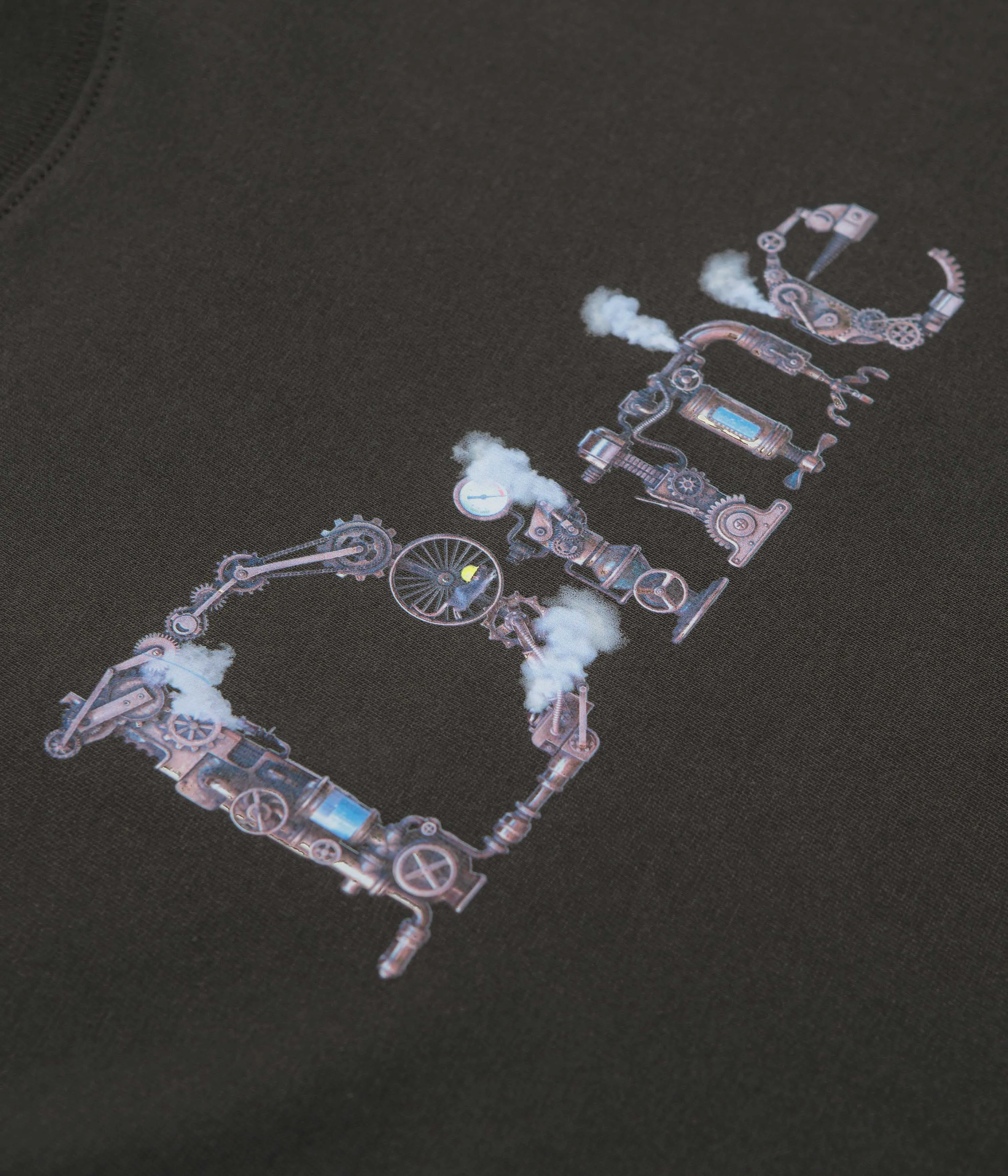 Dime Classic Steampunk T-Shirt - Vintage Black Breathable Design Spaghetti straps