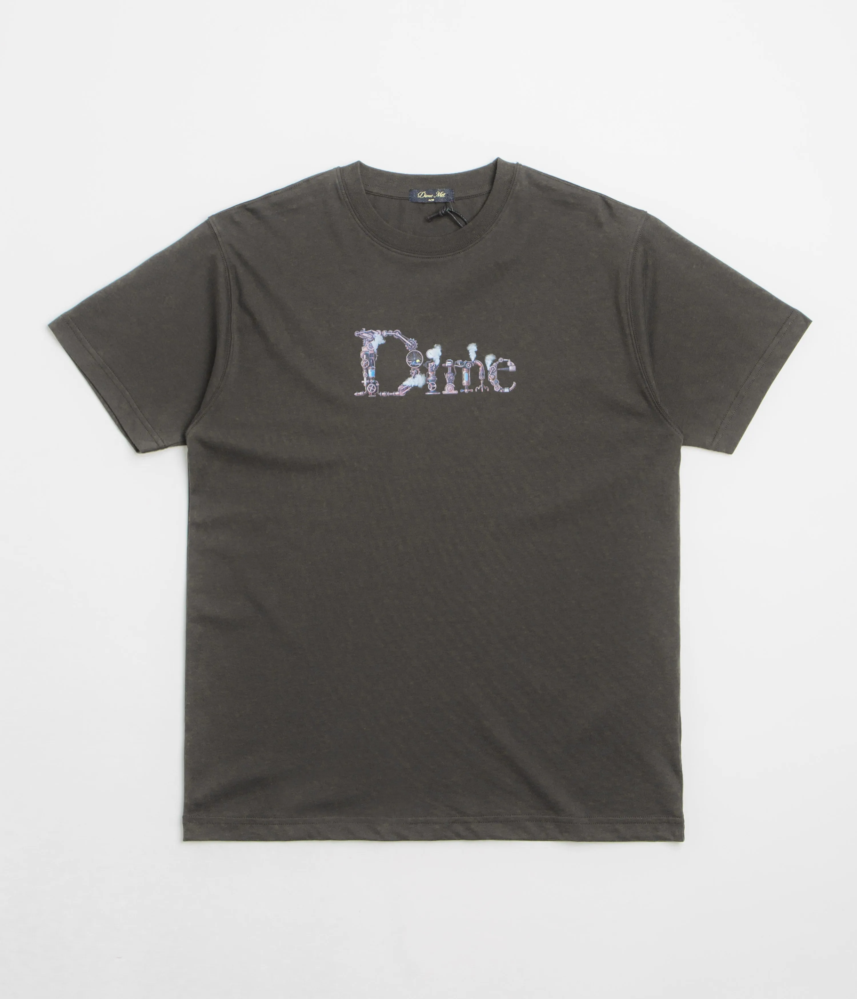 tie waist Easy Care Dime Classic Steampunk T-Shirt - Vintage Black