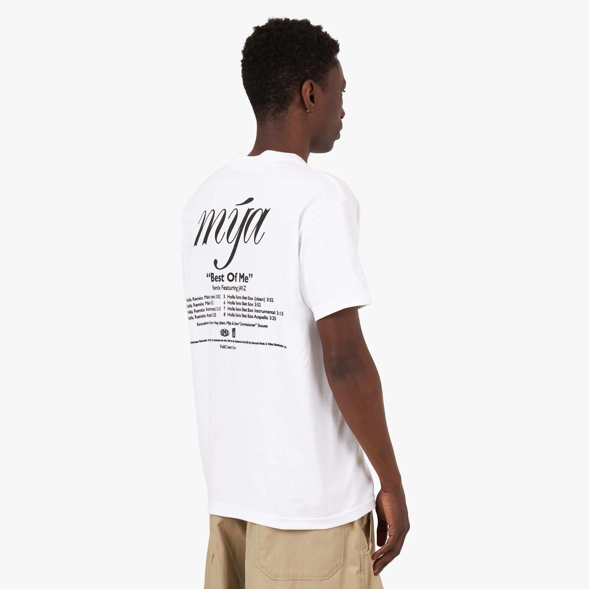 Tapered Full Court Press Mya T-shirt / White