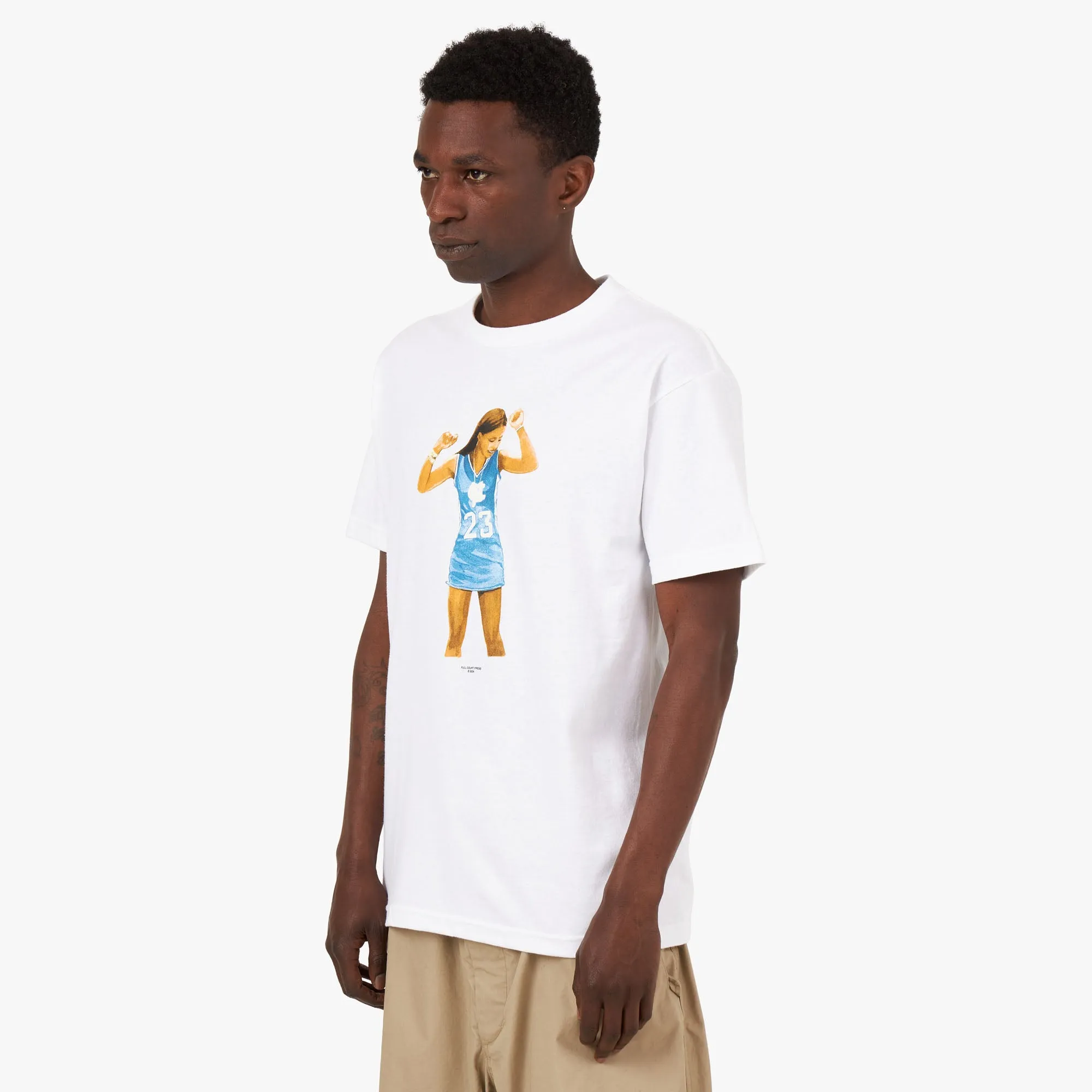 Full Court Press Mya T-shirt / White hot climate