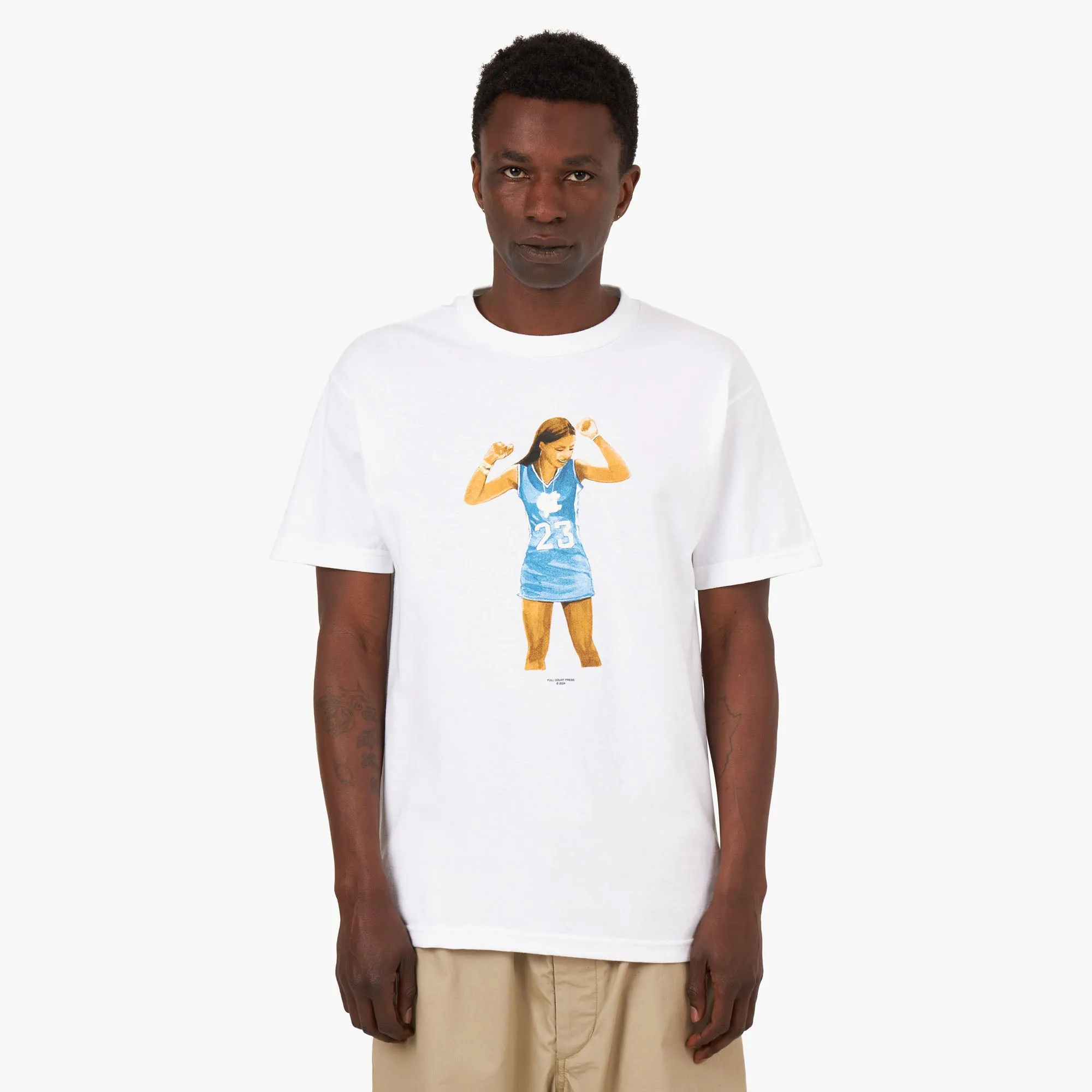 safari event Full Court Press Mya T-shirt / White