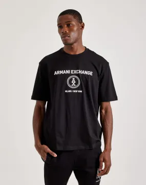 AntiPillFinish Style Mood Armani Exchange Stacked Logo Tee
