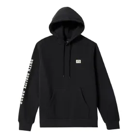 Thermal Insulation Brixton Woodburn Label Hoodie - Black