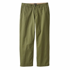 Brixton Surplus Herringbone Relaxed Trouser Pant - Olive Surplus Bootcut shape Durable Seam Construction