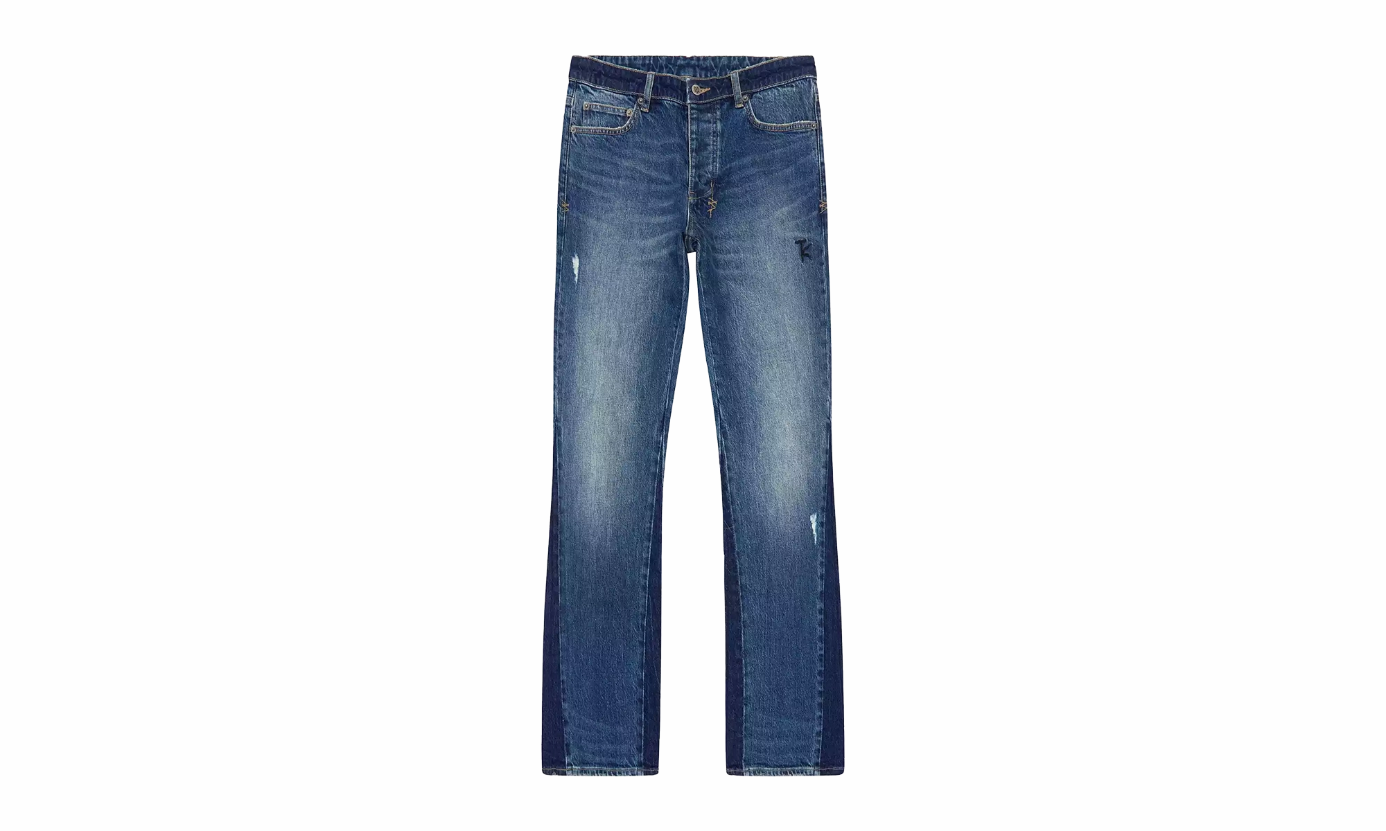 Sharp Finish Bronko Trip Spliced Jeans "Blue"
