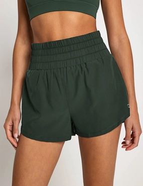 Breathable Design Bronte Running Short - Deep Green