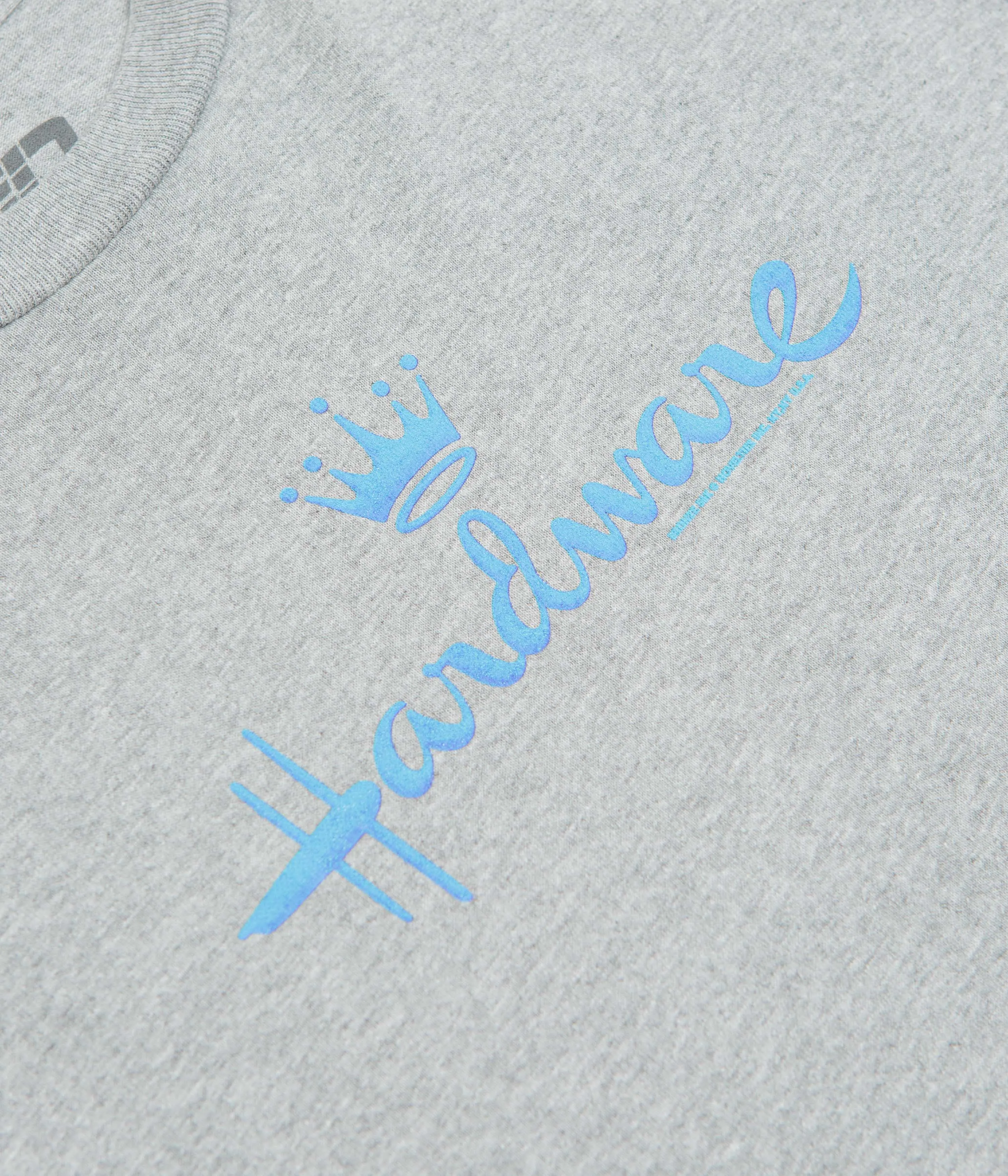 Bronze 56K Ballmark T-Shirt - Heather Grey Half sleeve Cropped