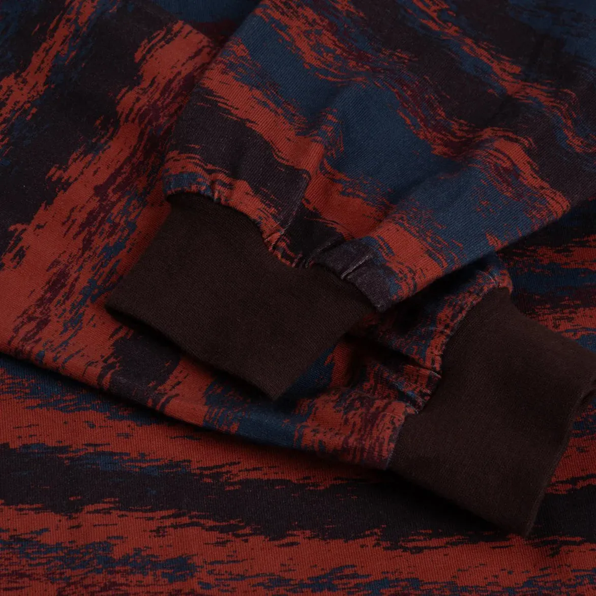 Nature Glow BRUSHSTROKE LS SHIRT - BORDEAUX