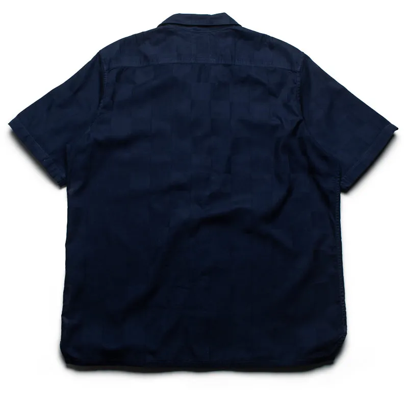 Ergonomic Sleeve Cut BTFL Checkered Sport Shirt - Indigo