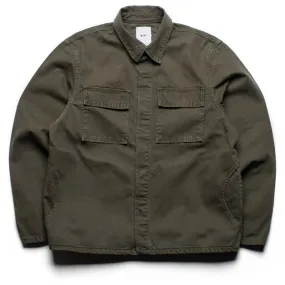 BTFL Field Overshirt - Jungle Green Rooftop Bar