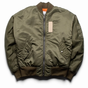 BTFL Flight Jacket - Military Green Soft Touch