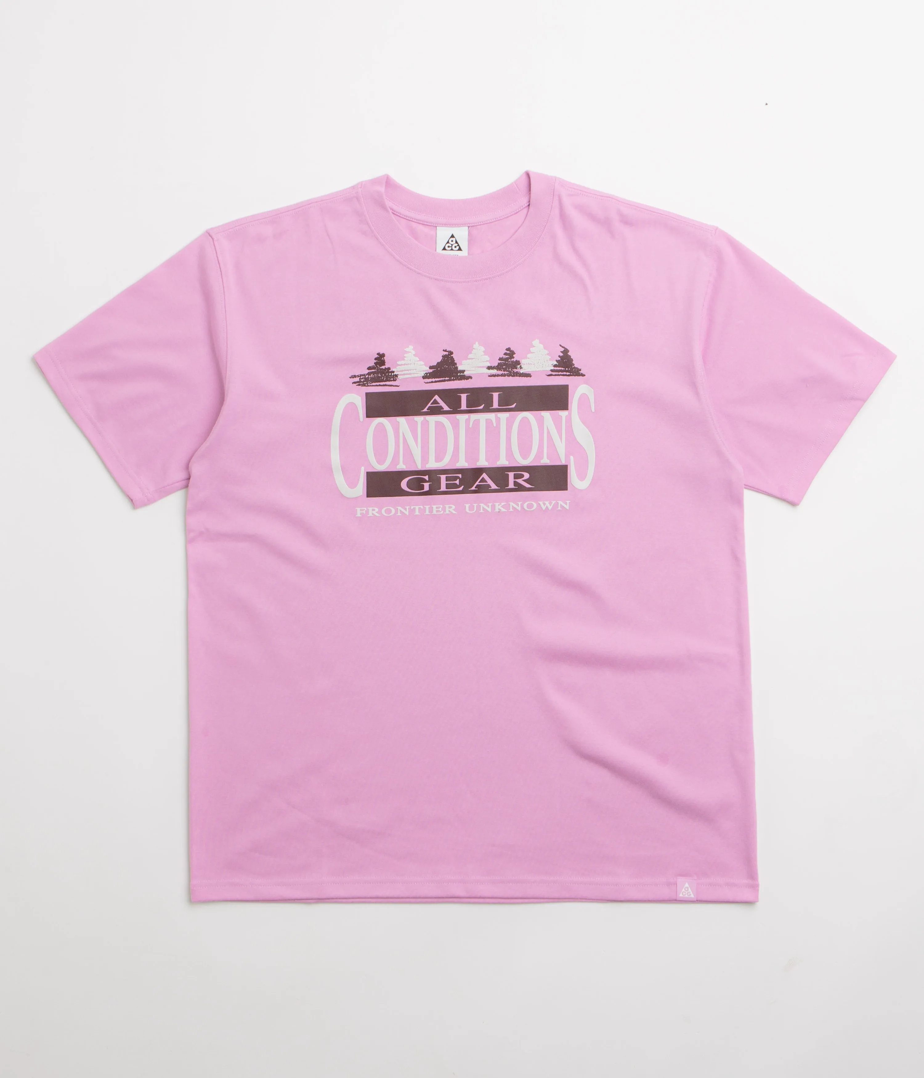 slim fit Nike ACG Frontier T-Shirt - Beyond Pink