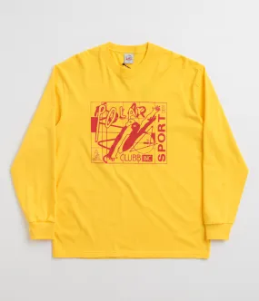 Breathable Design surfing event Polar Clubb Inc Long Sleeve T-Shirt - Lemon