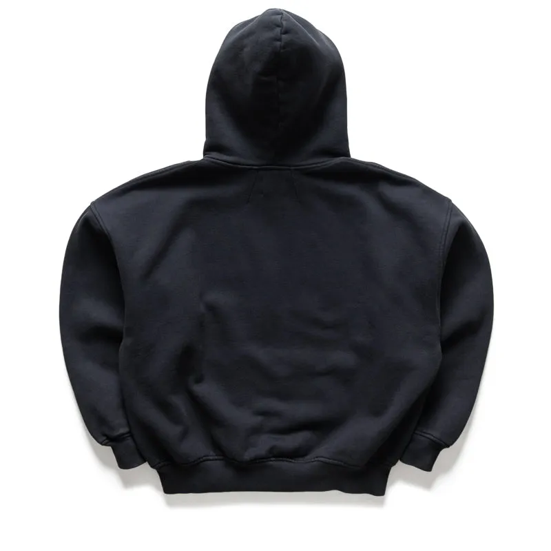 High Durability Fabric Rhude International Racing Logo Hoodie - Vintage Black