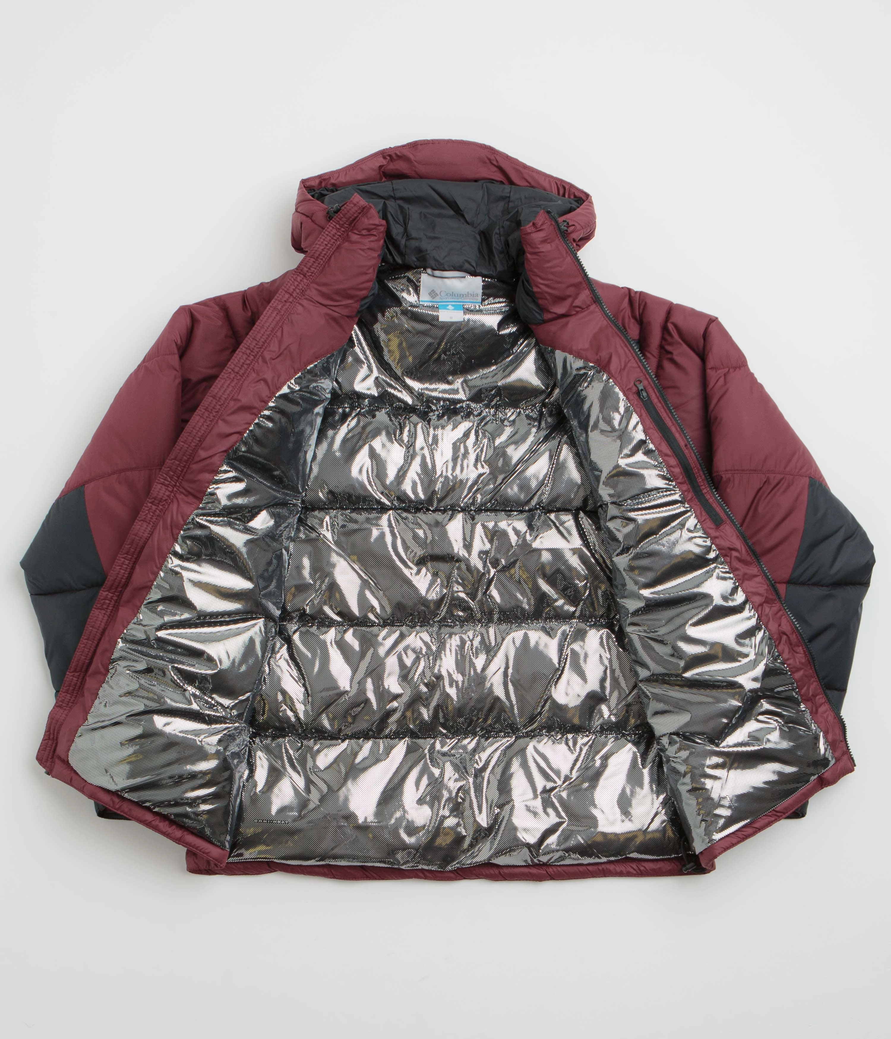 Columbia Pike Lake II Hooded Jacket - Rich Wine / Black Focus