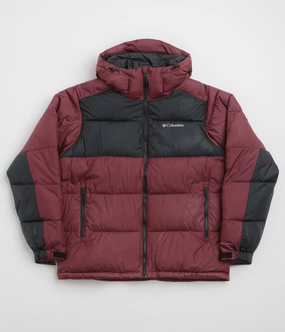 Hiking Ready Loungewear Columbia Pike Lake II Hooded Jacket - Rich Wine / Black