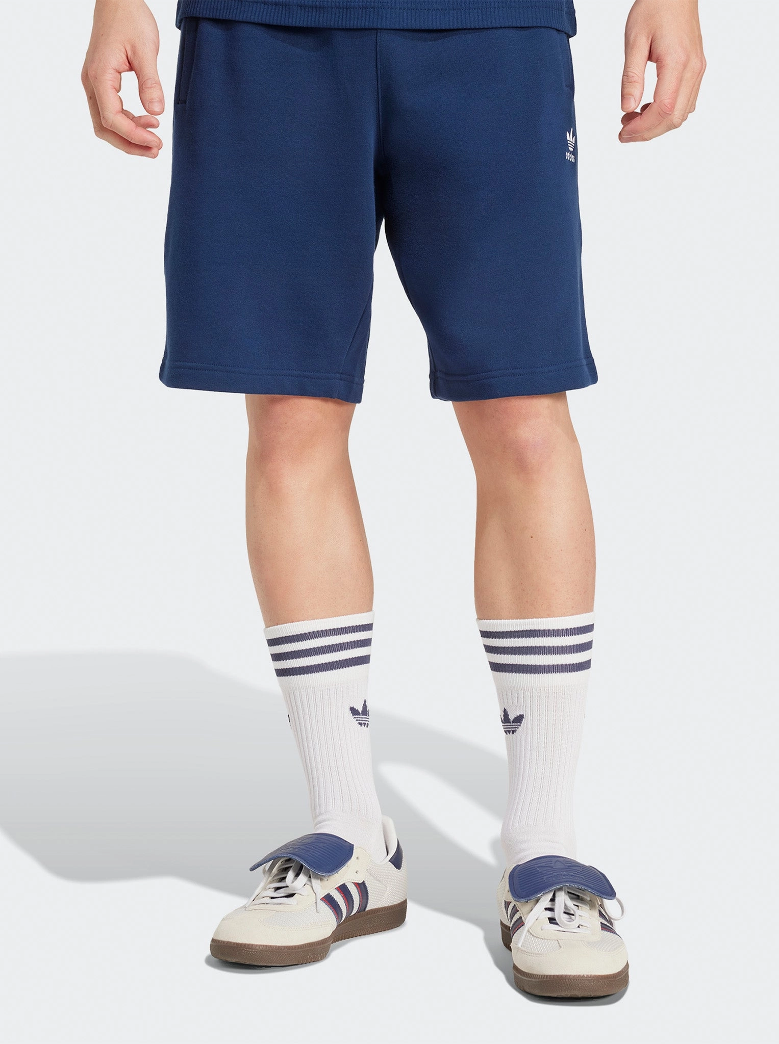 Essentials Trefoil Shorts Faux Leather Stylish Comfort