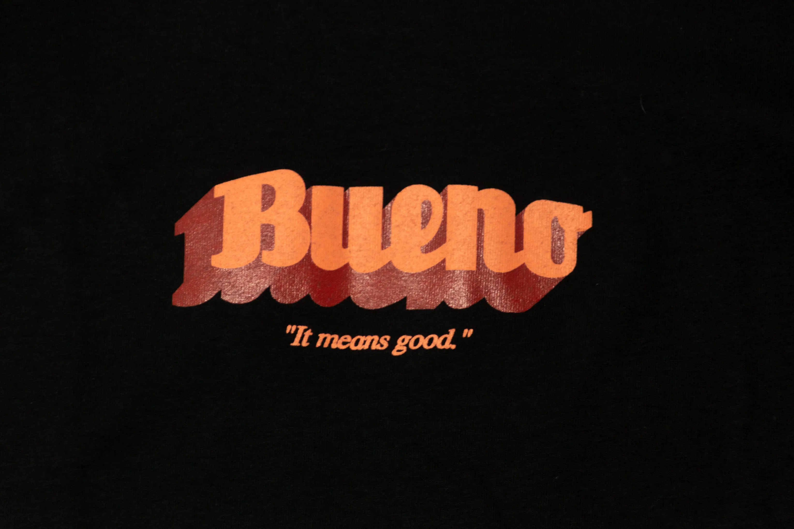 Bueno - Logo Tee (Black) CrossBackStructure HeatReflective Lining
