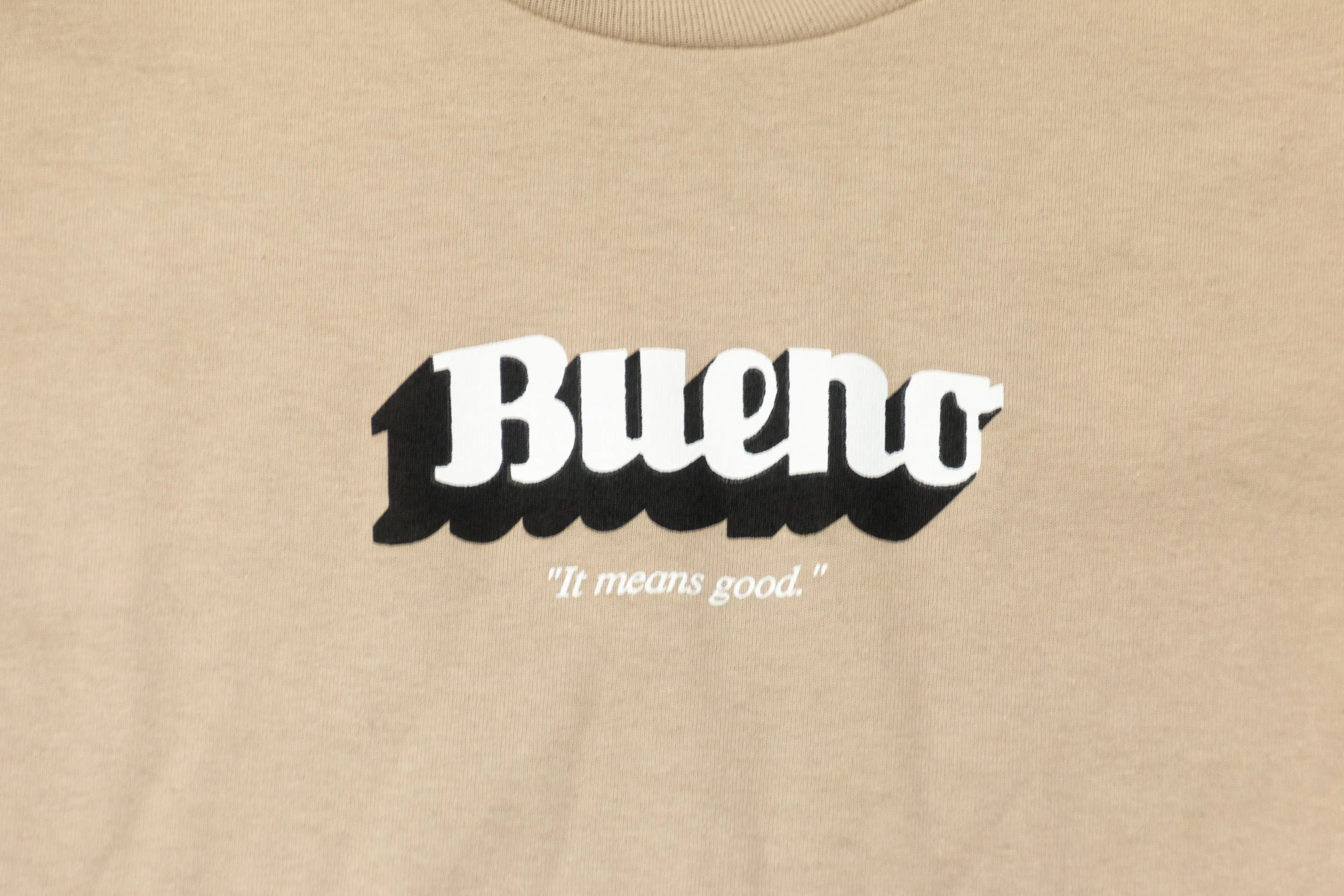 Bueno - Logo Tee (Natural) StainRepellentSurface Planet Care