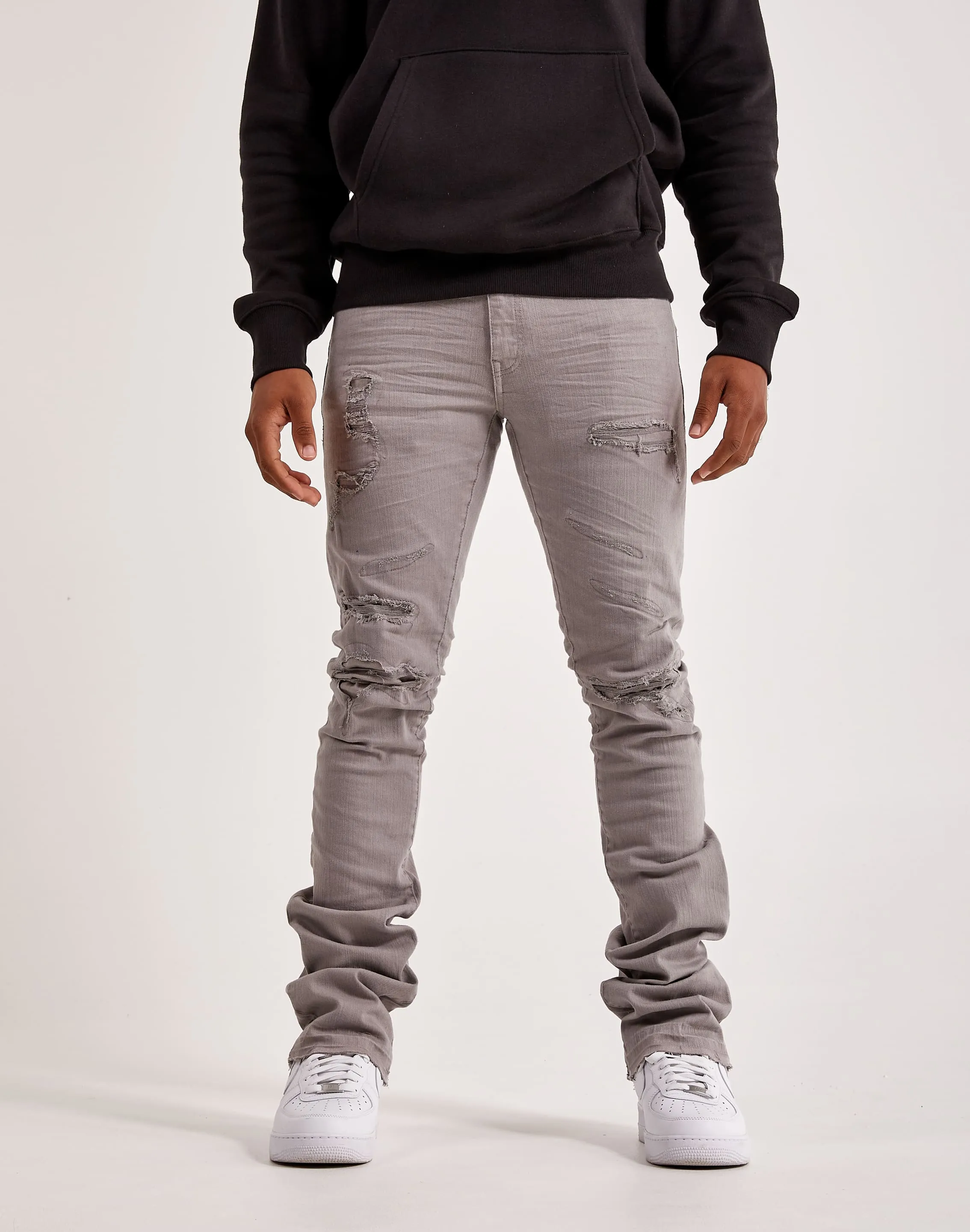 FourWay Stretch Elite Vibe Jordan Craig Stacked Denim Jeans