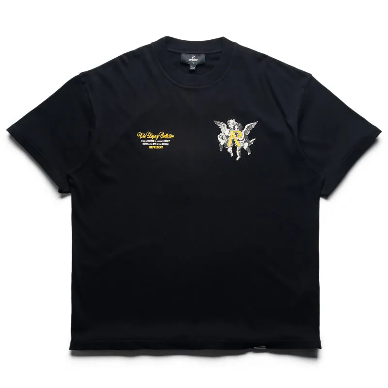 Represent Legacy Cherubs Tee - Jet Black theme park quick-drying