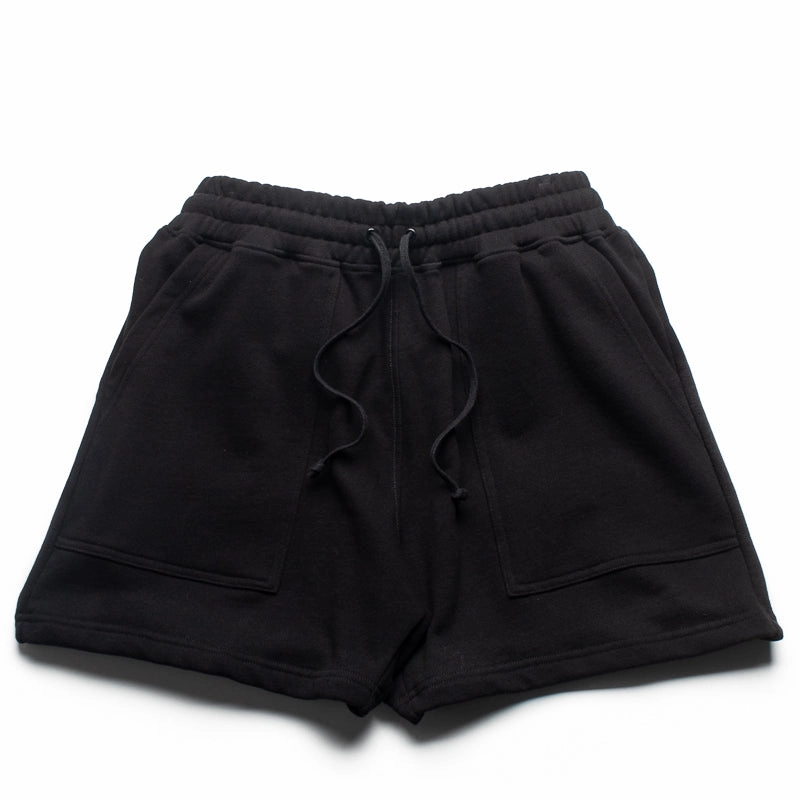 BTFL Sweat Shorts - Black Vented Hem Details