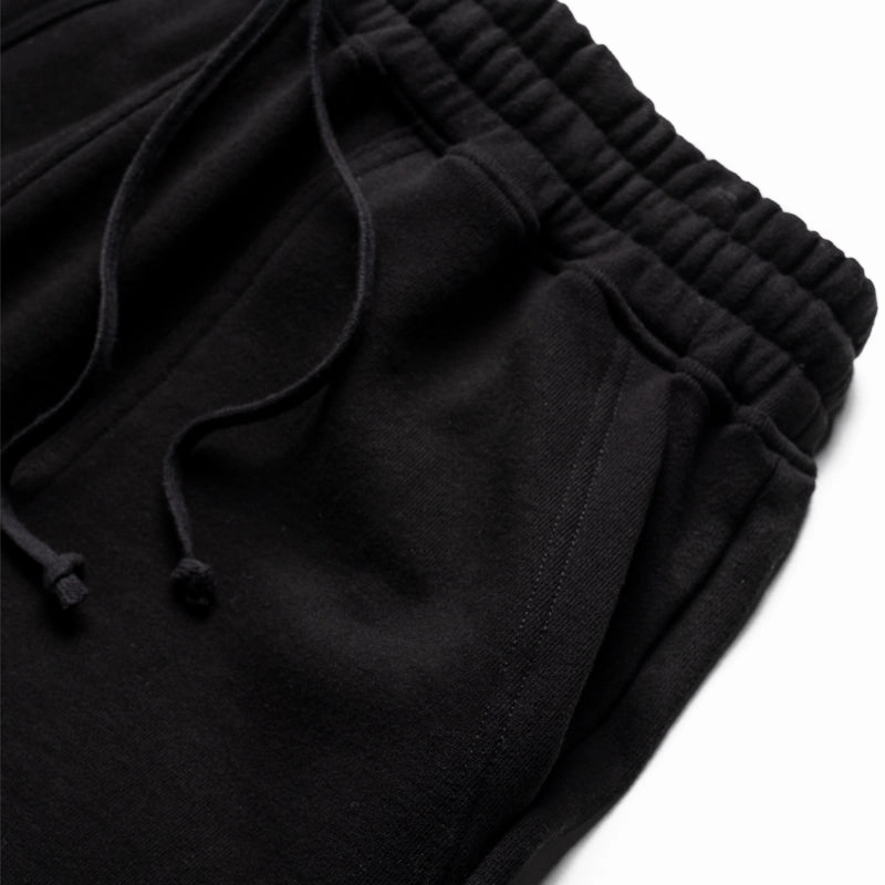 BTFL Sweat Shorts - Black spandex blend Secure Pocket Zippers