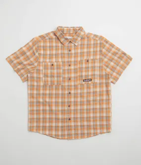 Butter Goods Asymmetrical Short Sleeve Shirt - Mustard Classy Detail Casual Wear