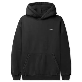 Pastel color minimalistic Butter Goods - Basic Hoodie Washed Black