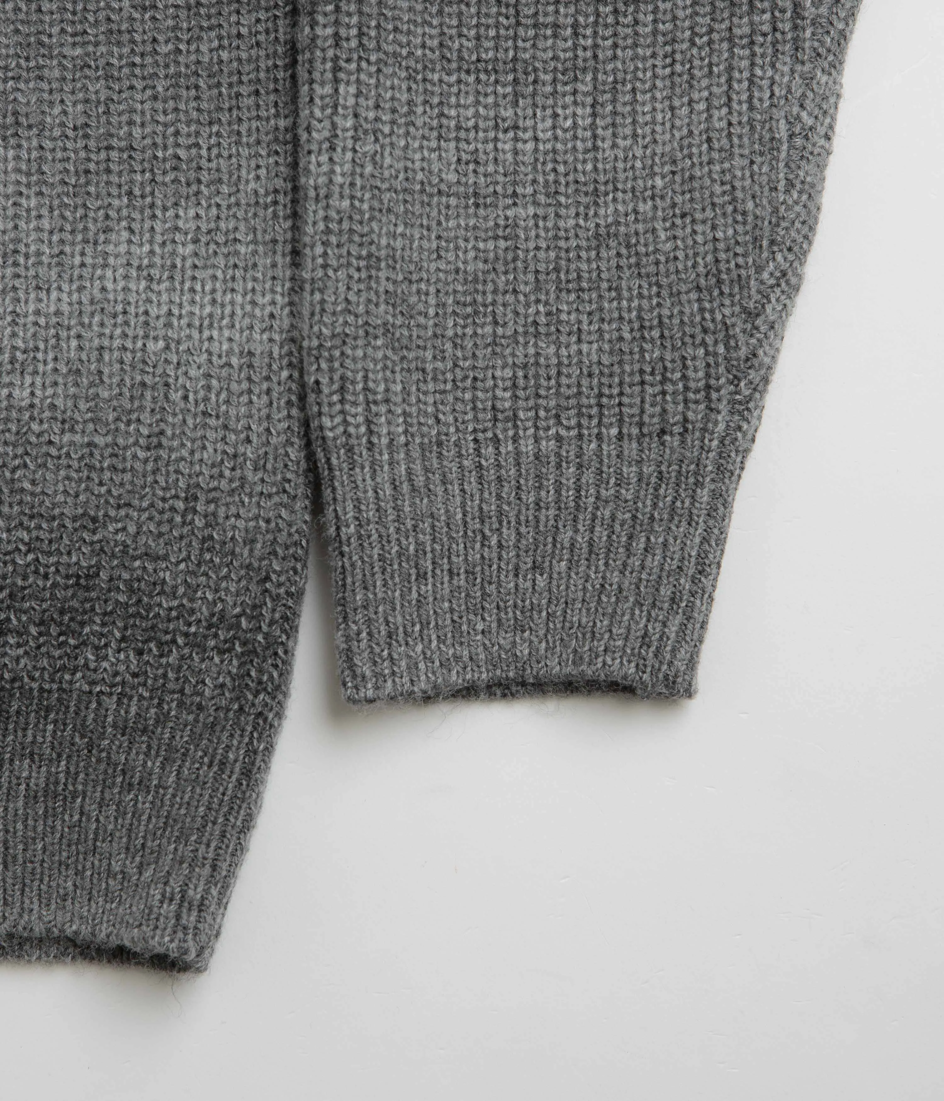 buckle accents Butter Goods Beams Knit Sweatshirt - Charcoal