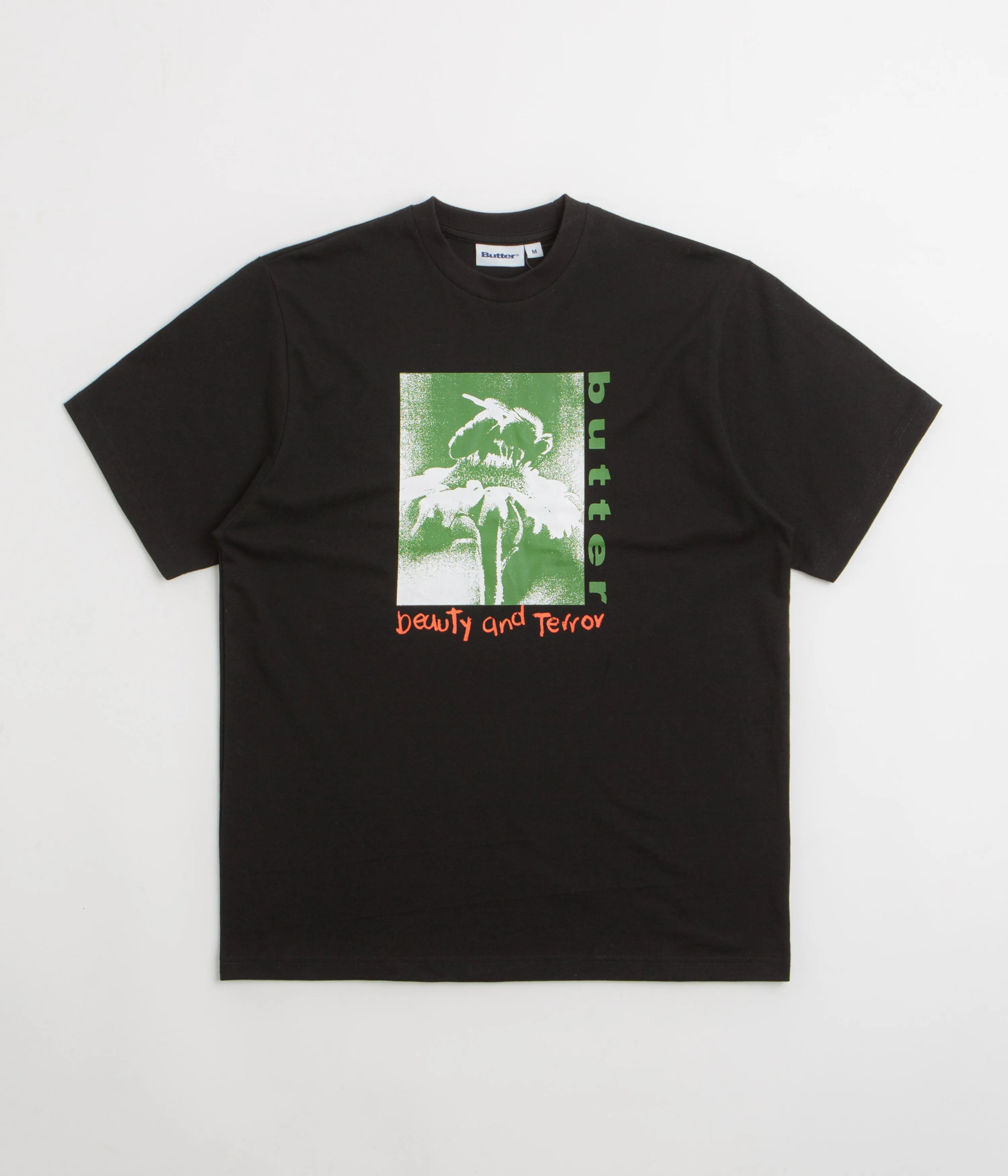 long hem Butter Goods Beauty T-Shirt - Black