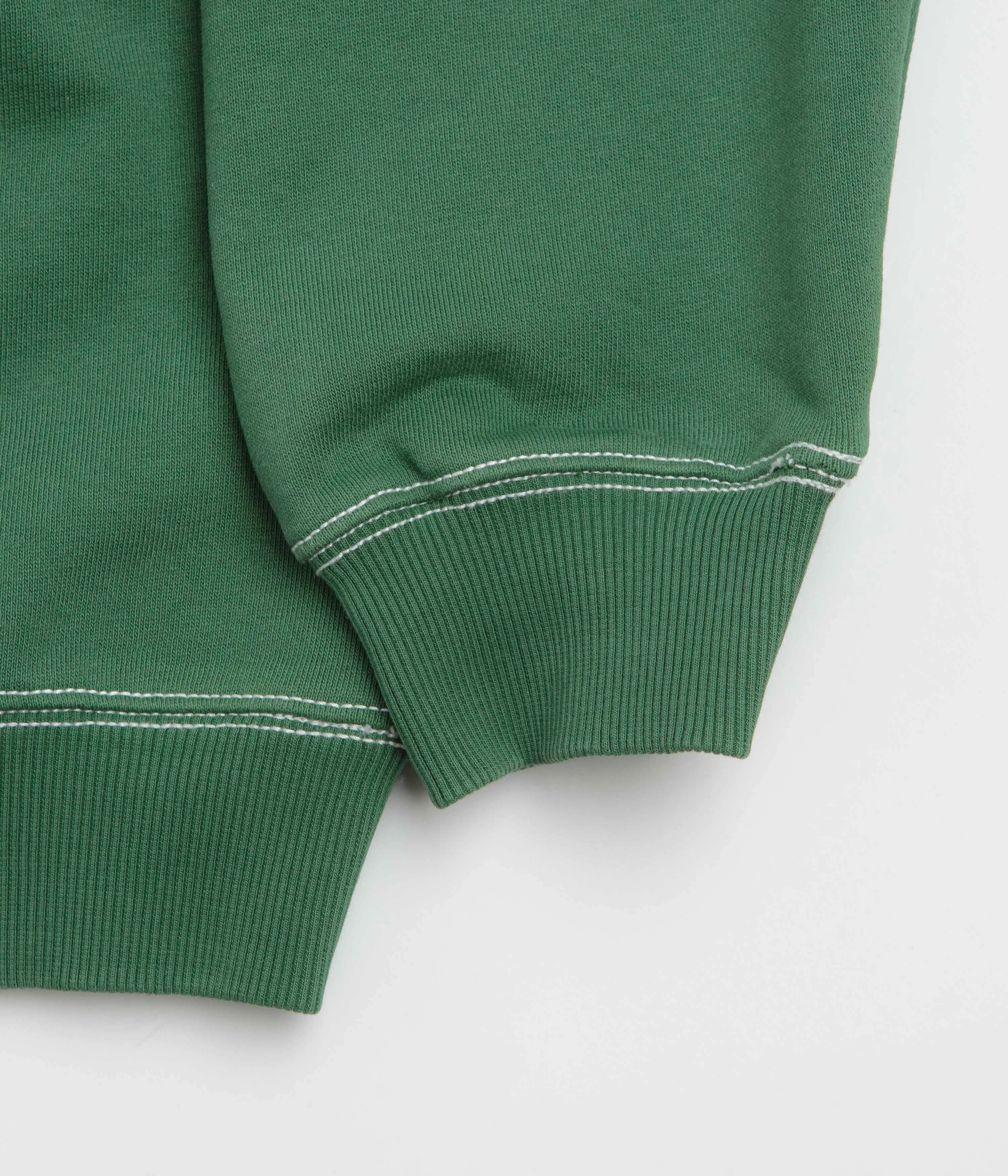Spring Wear Butter Goods Crust Crewneck Sweatshirt - Washed Forest