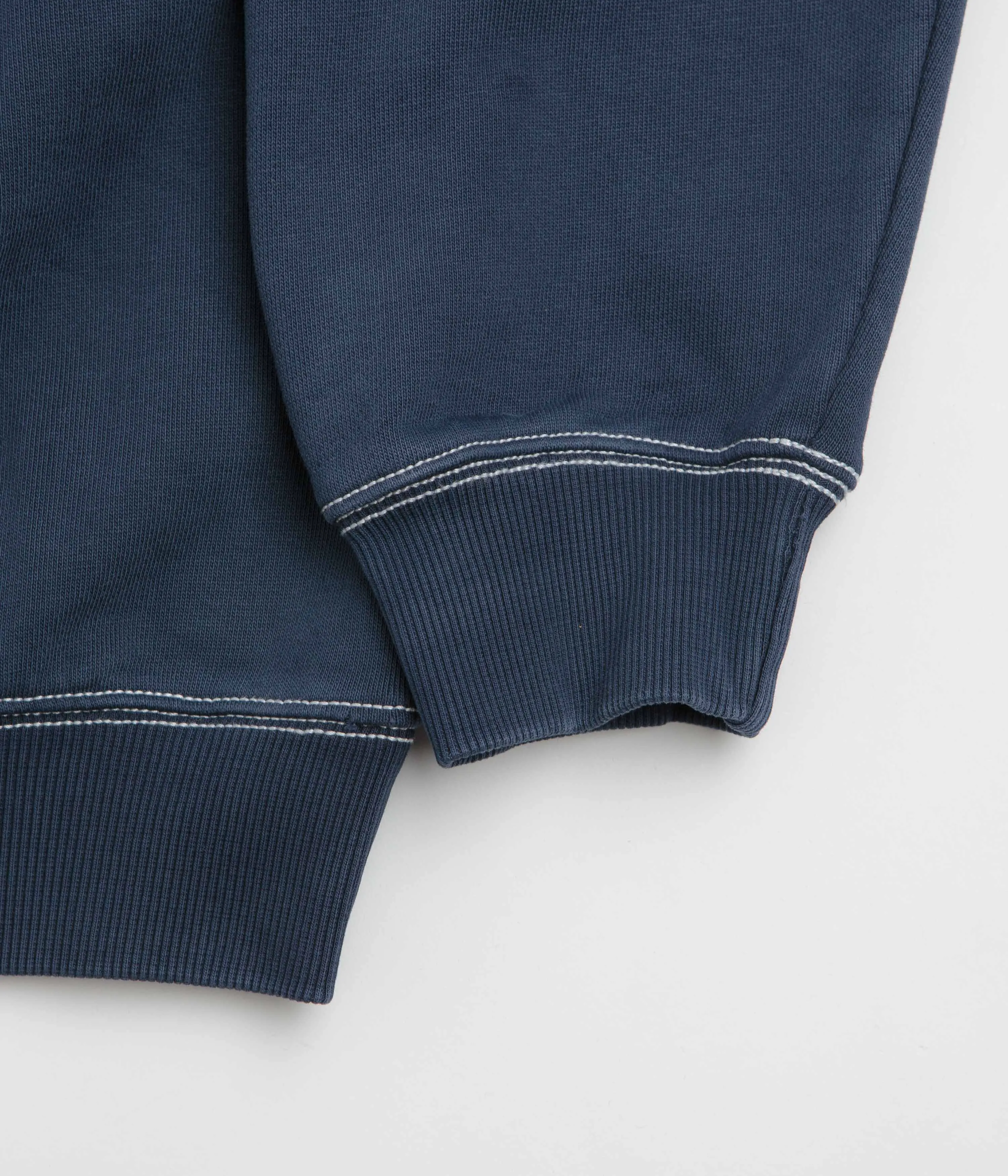 Butter Goods Crust Crewneck Sweatshirt - Washed Navy Daily Minimal
