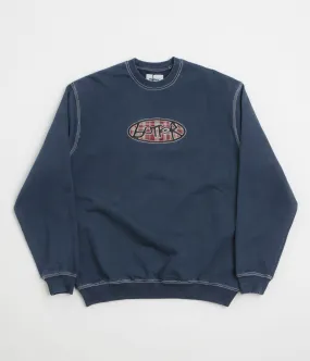 product comparison Butter Goods Crust Crewneck Sweatshirt - Washed Navy