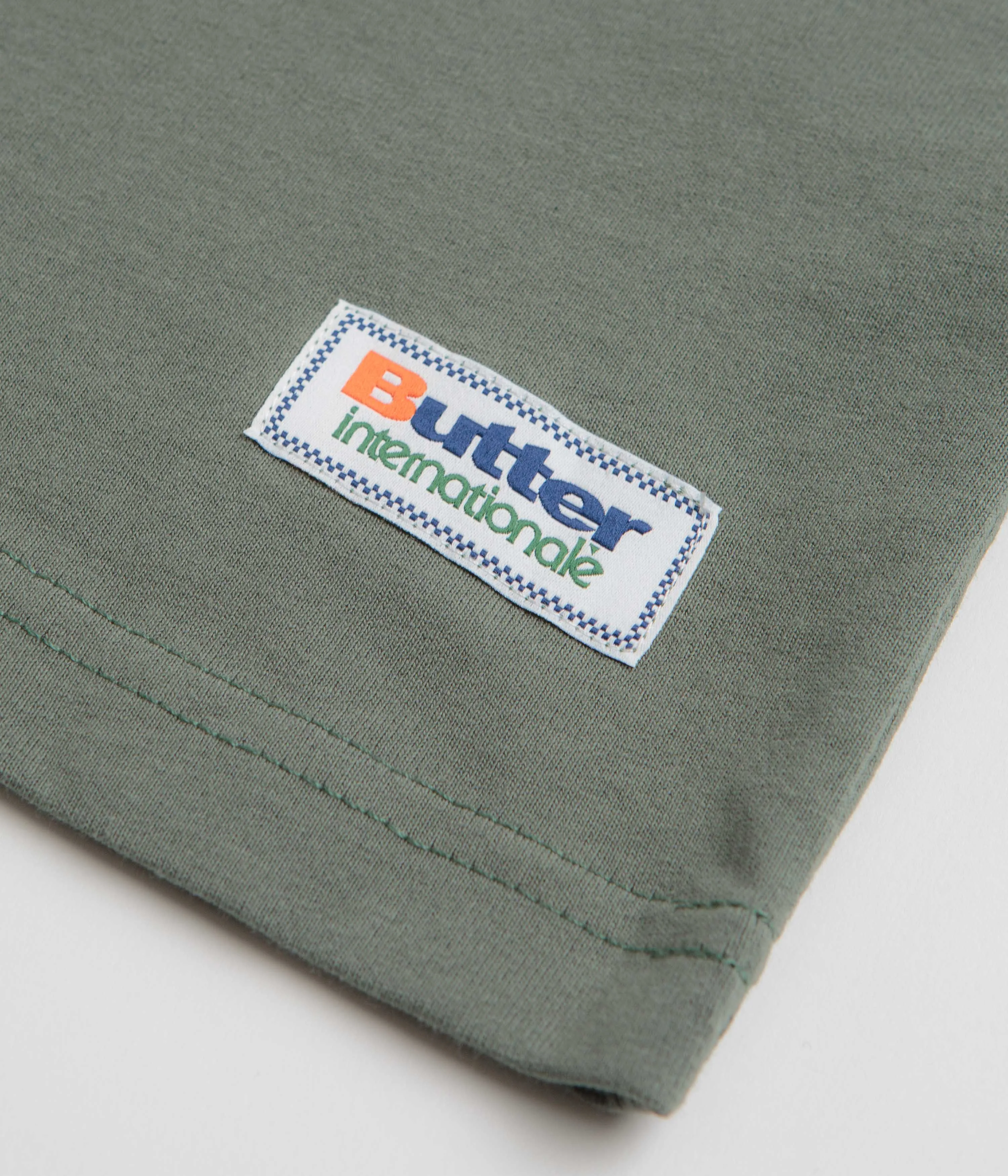 Wide waistband Athletic Look Butter Goods Drift T-Shirt - Safari