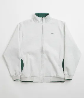 Butter Goods Endurance Zip-Thru Sweatshirt - Ash chain accents Short