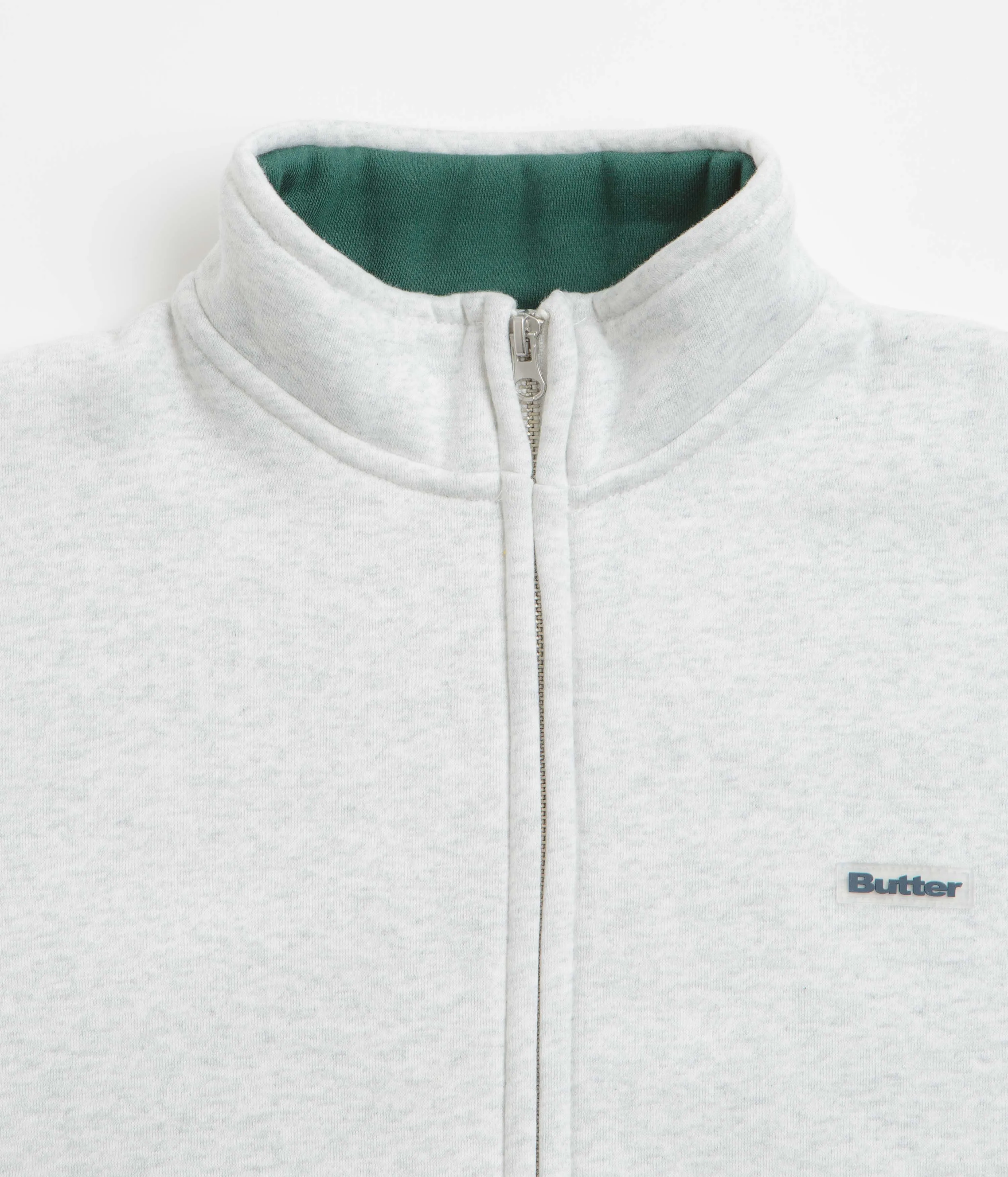Workout Gear Seasonal Collection Butter Goods Endurance Zip-Thru Sweatshirt - Ash