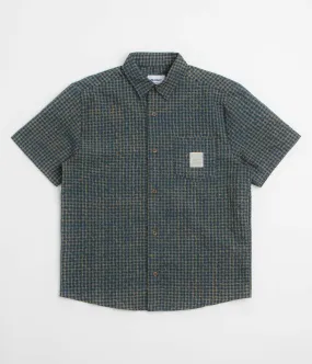 Butter Goods Equipment Short Sleeve Shirt - Navy Creative Professional Sustainable Weave