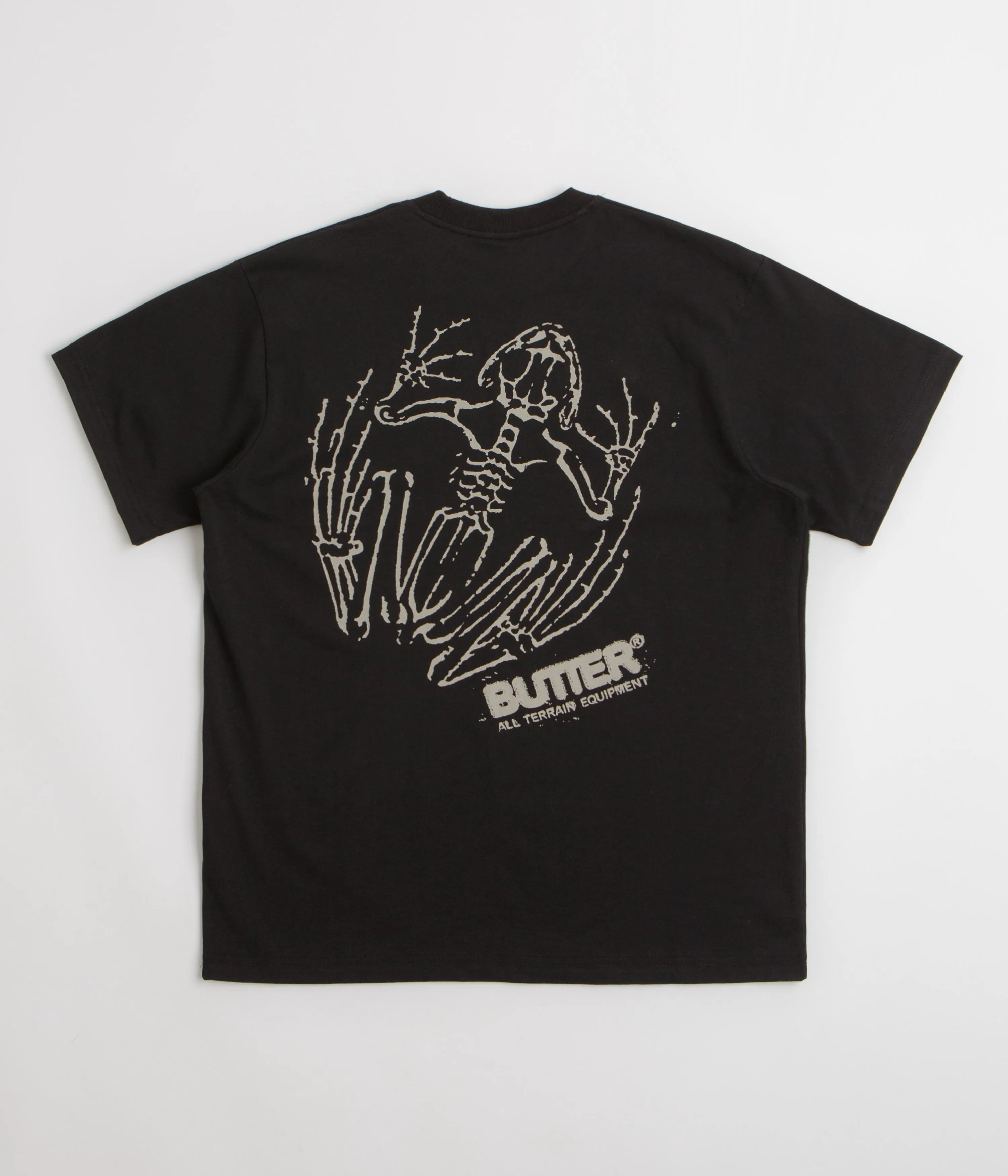 mix and match male clothing Butter Goods Fossil T-Shirt - Black